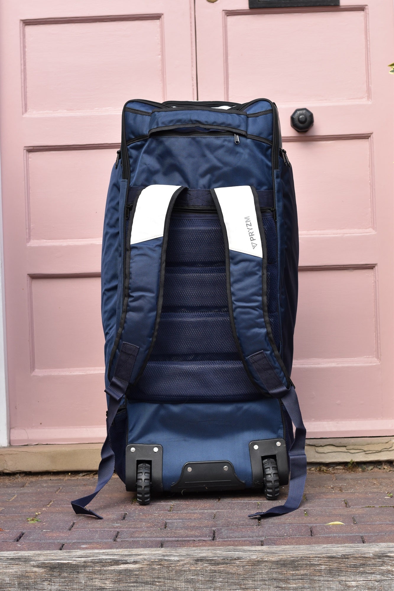 2026 Signature Blue/White/Grey Wheelie Duffle Bag