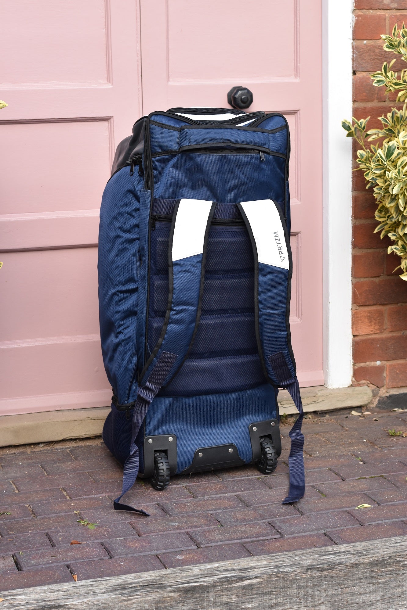 2026 Signature Blue/White/Grey Wheelie Duffle Bag