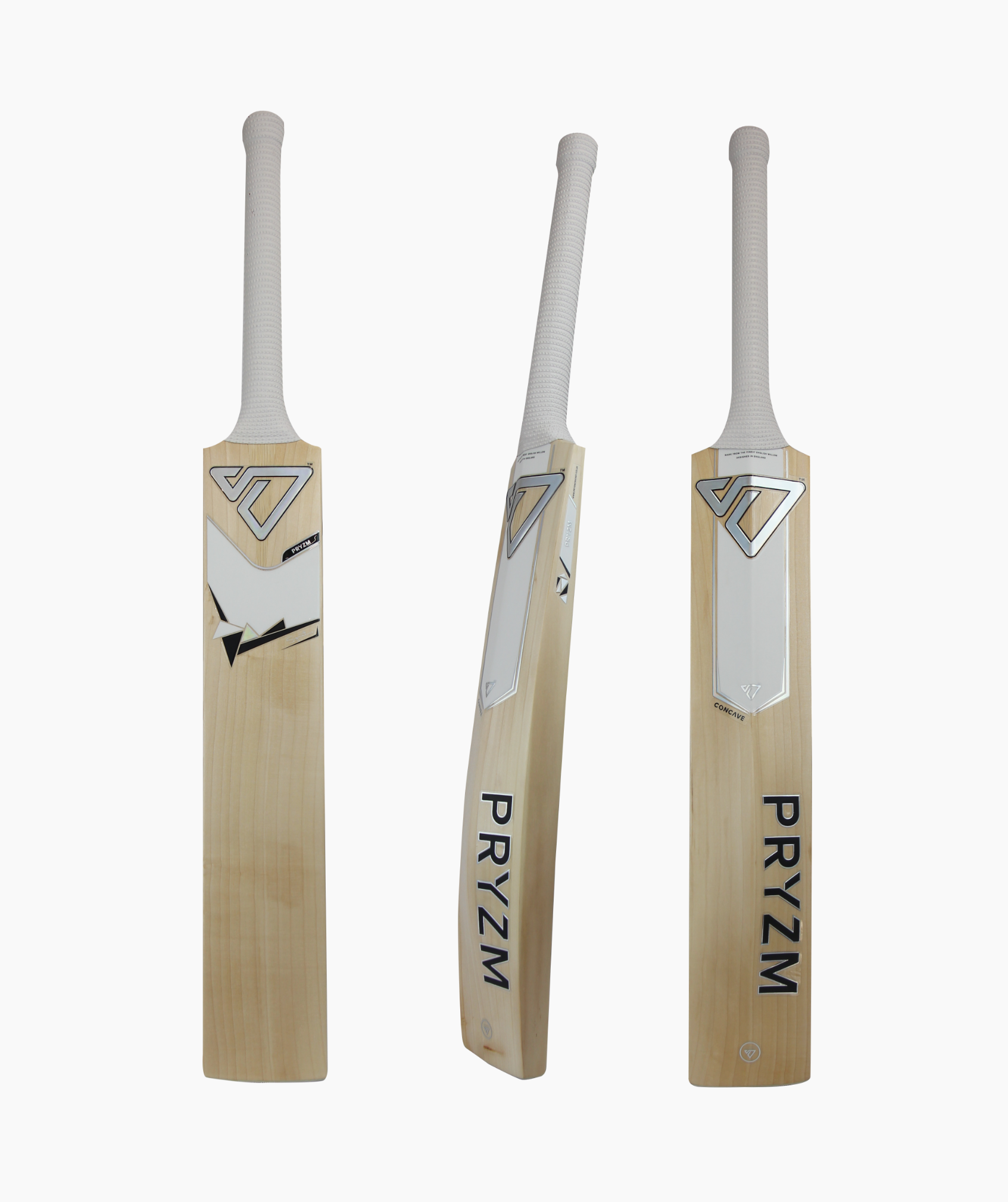 White Cricket Bat Stickers